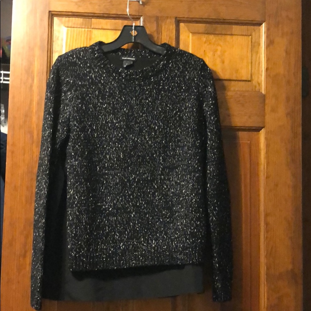 club monaco black with white speckles